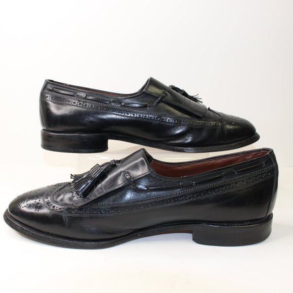 Allen Edmonds Arlington Black Leather Slip on Loafer Shoes (10.5 US) - Picture 2 of 10